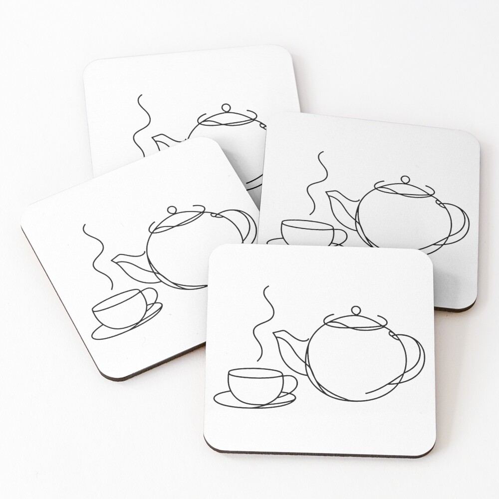 Item preview, Coasters (Set of 4) designed and sold by ThreadBorne.