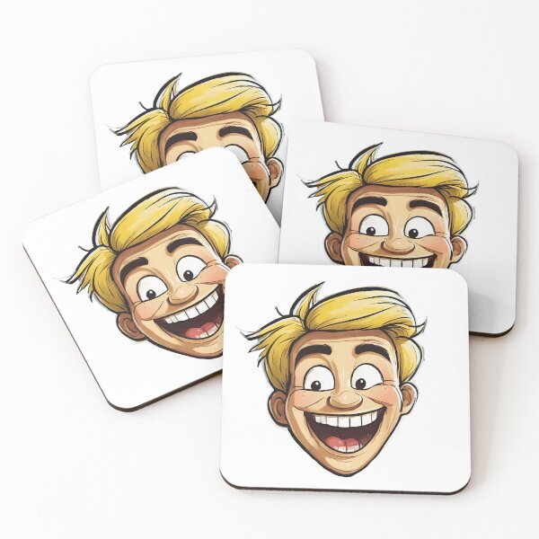 Item preview, Lachendes Gesicht im Comic-Stil designed and sold by BysonDesigns.
