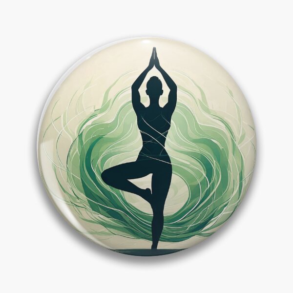 Item preview, Yoga-Frau-Silhouette designed and sold by BysonDesigns.