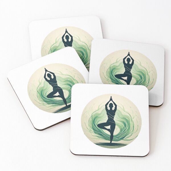 Item preview, Yoga-Frau-Silhouette designed and sold by BysonDesigns.