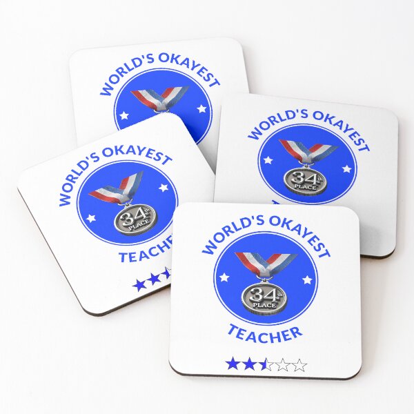 Item preview, World's Okayest Teacher designed and sold by Sunrise427.