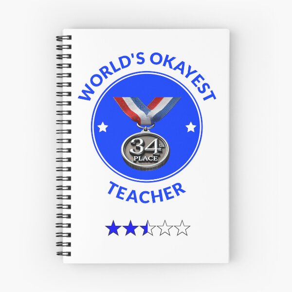 Item preview, World's Okayest Teacher designed and sold by Sunrise427.