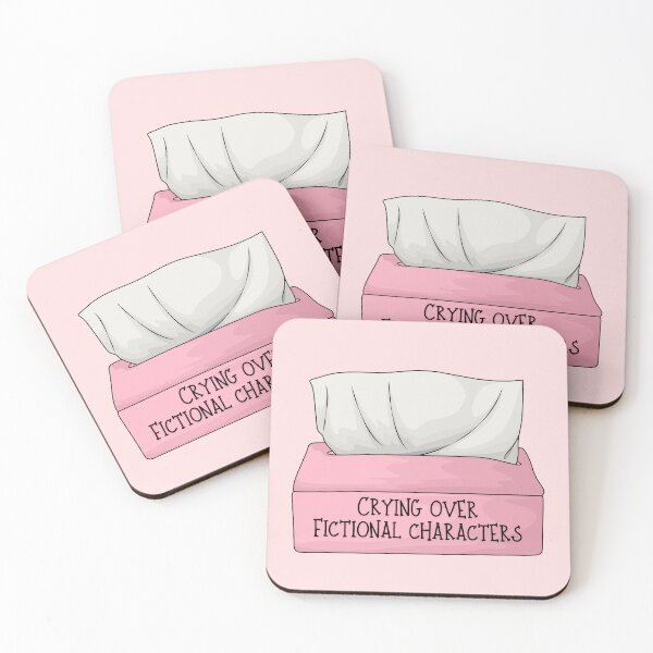 Item preview, Crying Over Fictional Characters designed and sold by BookishlyMe.