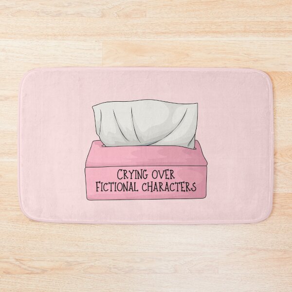 Item preview, Crying Over Fictional Characters  designed and sold by BookishlyMe.