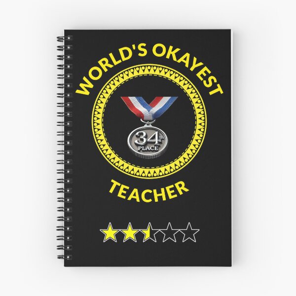 Item preview, World's Okayest Teacher designed and sold by Sunrise427.