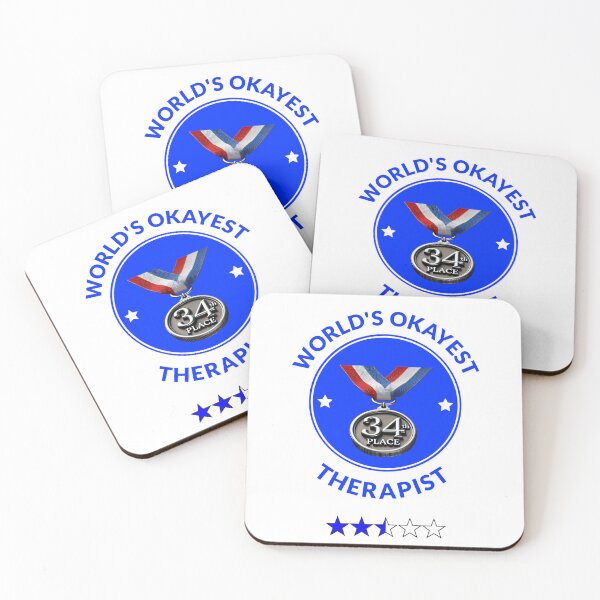 Item preview, World's Okayest Therapist designed and sold by Sunrise427.