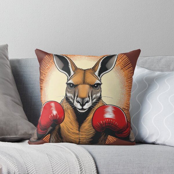 Item preview, Halftone Boxing Kangaroo designed and sold by Boxing Kangaroo Retail Company.