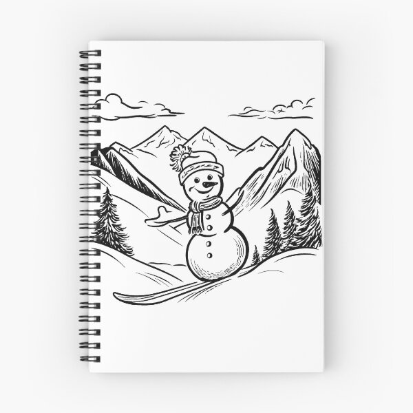 Item preview, Snowman Skiing Adventure designed and sold by GeoSketchWear.