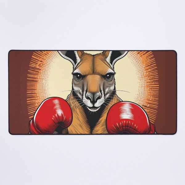 Item preview, Halftone Boxing Kangaroo designed and sold by Boxing Kangaroo Retail Company.