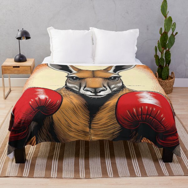 Item preview, Halftone Boxing Kangaroo designed and sold by Boxing Kangaroo Retail Company.
