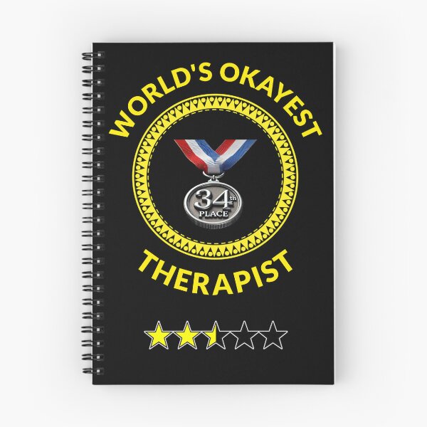 Item preview, World's Okayest Therapist designed and sold by Sunrise427.