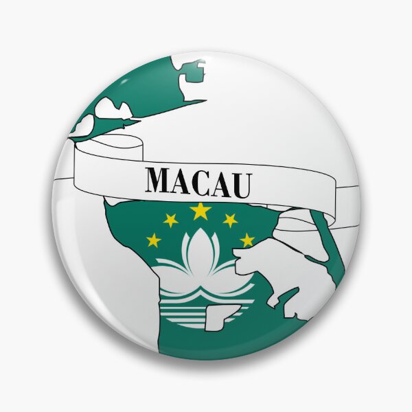 Item preview, macau flag map designed and sold by visual adventures.