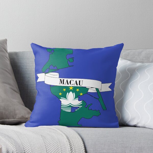 Item preview, macau flag map designed and sold by visual adventures.