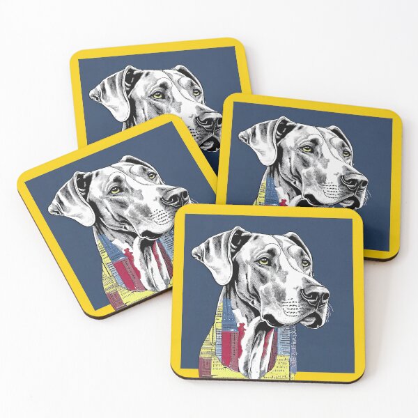 Item preview, Urban Great Dane Portrait designed and sold by PopCultureArtShop.