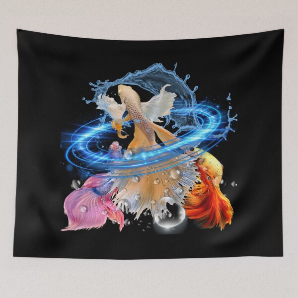 Item preview, Vibrant Betta Fish Art designed and sold by FishyFantasies.