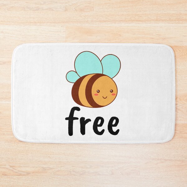Item preview, Cute little bee with the message Be free designed and sold by mysummerland.