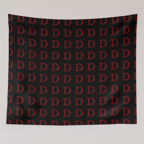 Item preview, The Letter D Dimensional Red designed and sold by Art in My Loft.