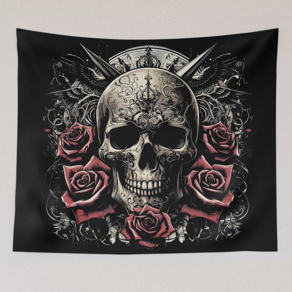 Item preview, Enchanting Shadows: Gothic Skull Aesthetic Halloween designed and sold by communedesigns.