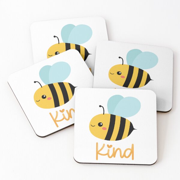 Item preview, Cute little bee with the message Be Kind designed and sold by mysummerland.