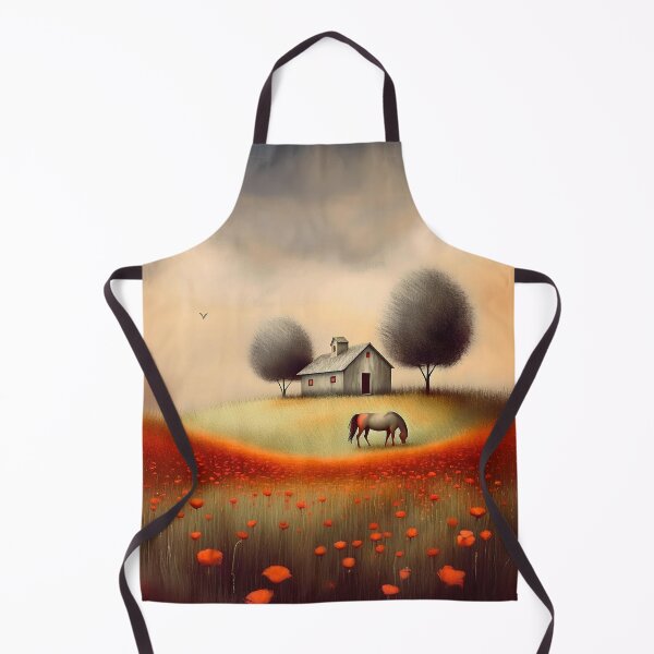 Item preview, Horse and Poppies designed and sold by Blue Horse Photo Magic.