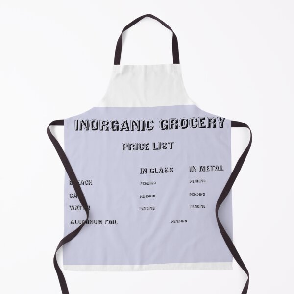Item preview, Inorganic Grocery Price List designed and sold by sparkysrandom.