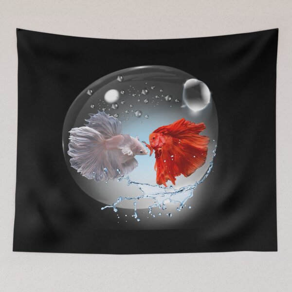 Item preview, Elegant Betta Fish Print designed and sold by FishyFantasies.