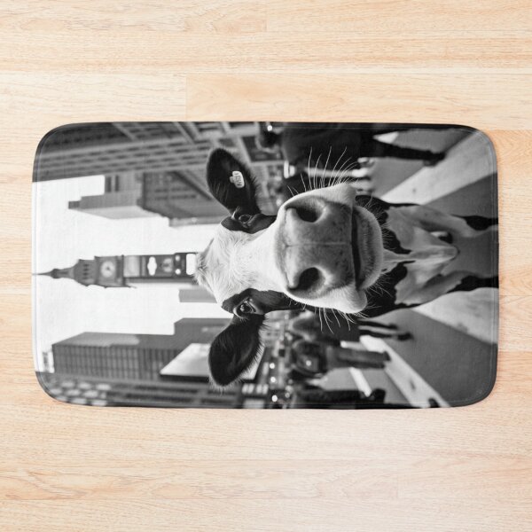 Item preview, Funny Cow Selfie on a City Street designed and sold by HandicraftArt.
