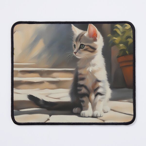 Item preview, Kitten Watching Bypassers, Small and Large designed and sold by CalmnessbyChoice.