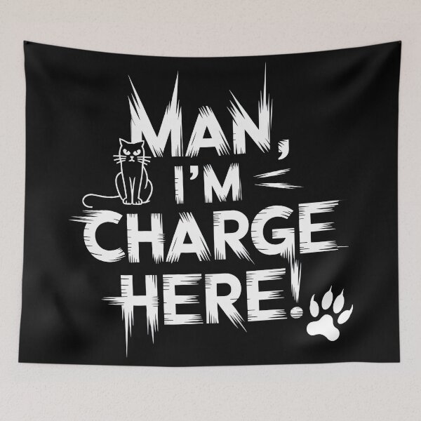 Item preview, Cat rules., Man, I'm in charge here!  designed and sold by Cherry-Cat.