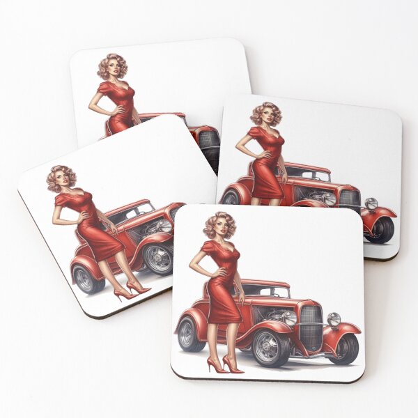Item preview, “Retro Glamour: Charm and Audacity of Pin-Ups” designed and sold by CHRIST5000.