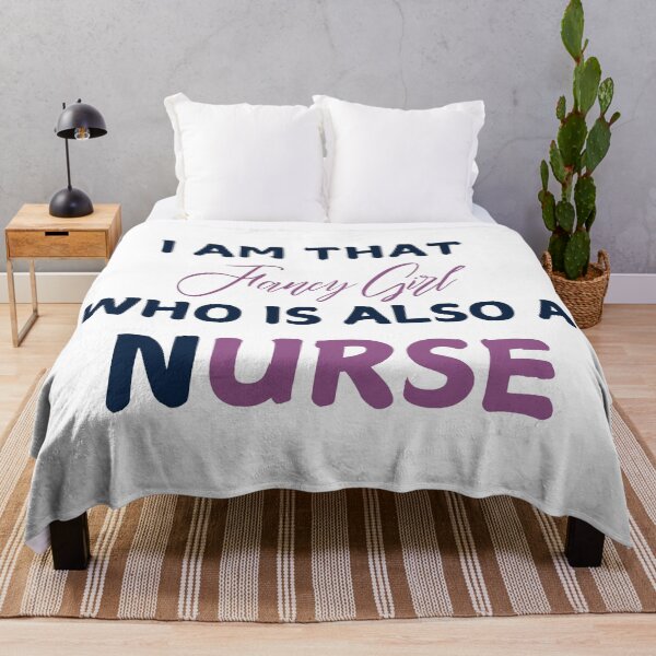 Item preview, I am That Fancy Girl Who is Also a Nurse designed and sold by DigitalMagShop.
