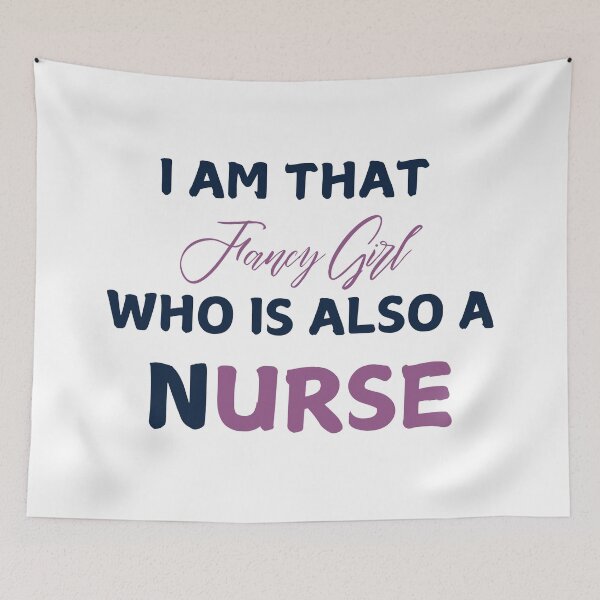 Item preview, I am That Fancy Girl Who is Also a Nurse designed and sold by DigitalMagShop.