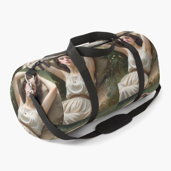 Item preview,  Pretty girl reclining on a patch grass - after William-Adolphe Bouguereau French painter designed and sold by Vintage Designs +.