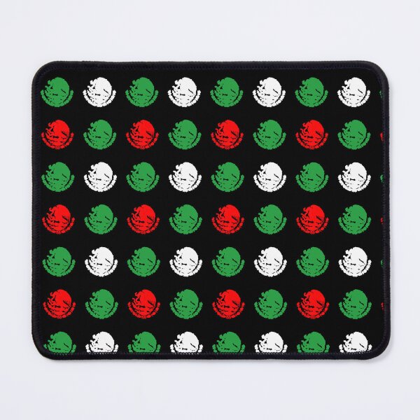 Item preview, Mexico Retro tricolore repeat pattern designed and sold by ModSupporters.