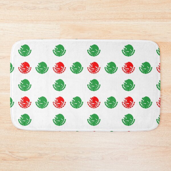 Item preview, Mexico Retro tricolore repeat pattern designed and sold by ModSupporters.