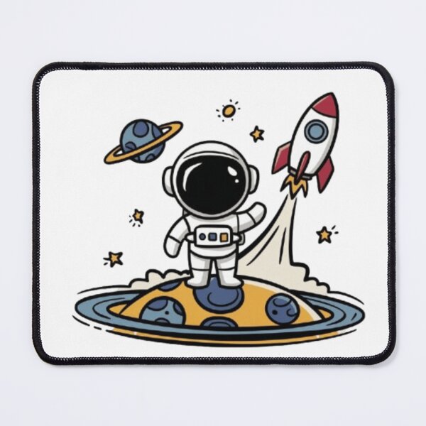 Item preview, Epic Astronaut Launching a Rocket in Space designed and sold by XquisiteFashion.