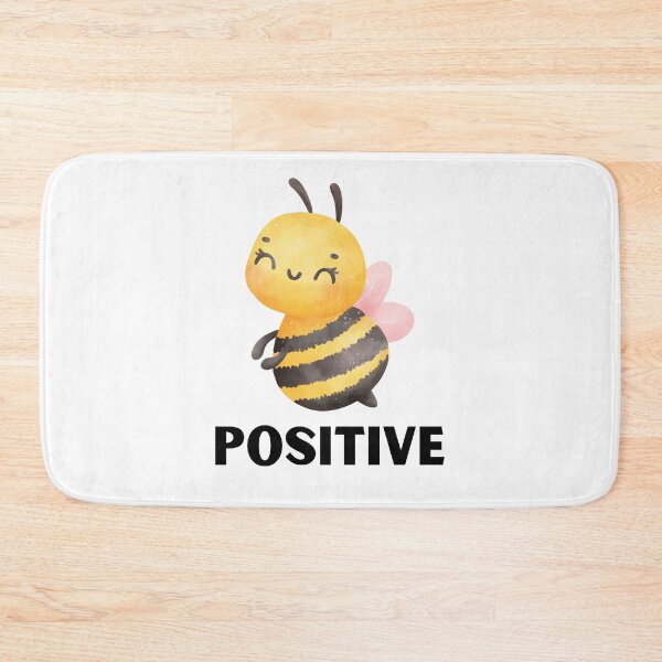 Item preview, Cute little bee with the phrase Be Positive designed and sold by mysummerland.
