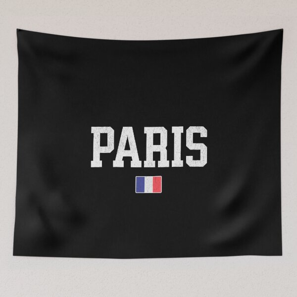 Item preview, Paris France with French Flag designed and sold by NessiCreates.