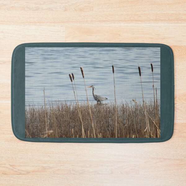 Item preview, Wading Grey Heron Donegal Ireland designed and sold by eddiebarronshop.