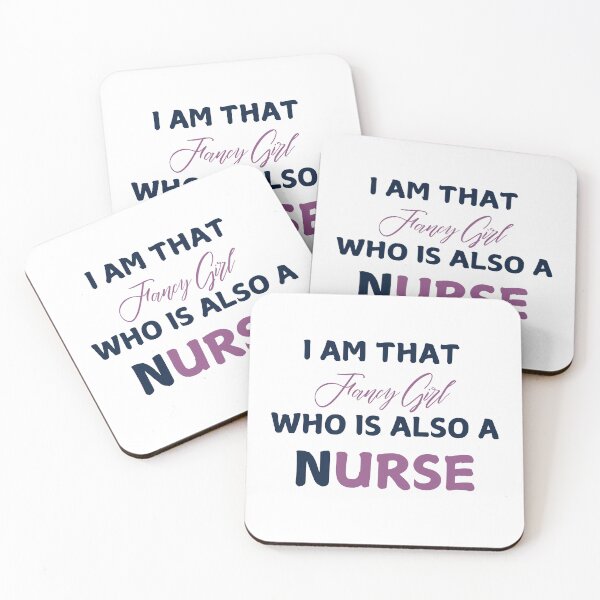 Item preview, I am That Fancy Girl Who is Also a Nurse designed and sold by DigitalMagShop.