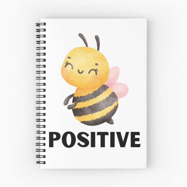Item preview, Cute little bee with the phrase Be Positive designed and sold by mysummerland.