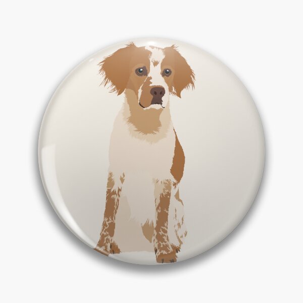 Item preview, Brittany Dog Illustration designed and sold by archetype prints.