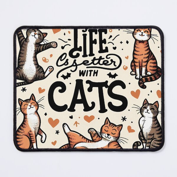 Item preview, Life is Better with Cats designed and sold by ROCKSTARARUN.