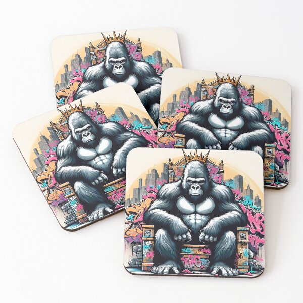 Item preview, Gorilla Graffiti Urban Throne designed and sold by JavisSRDesign.