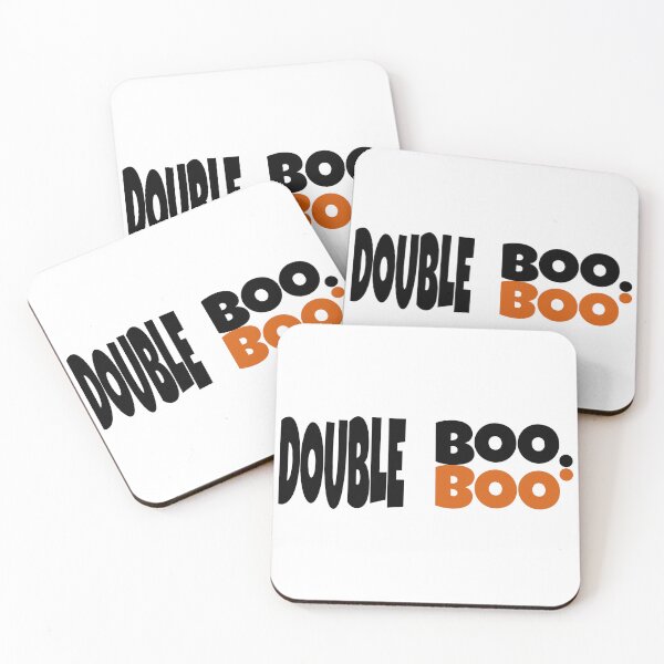 Item preview, Double Boo: Twice the Fright, Twice the Fun, Unique designed and sold by villacreativa.