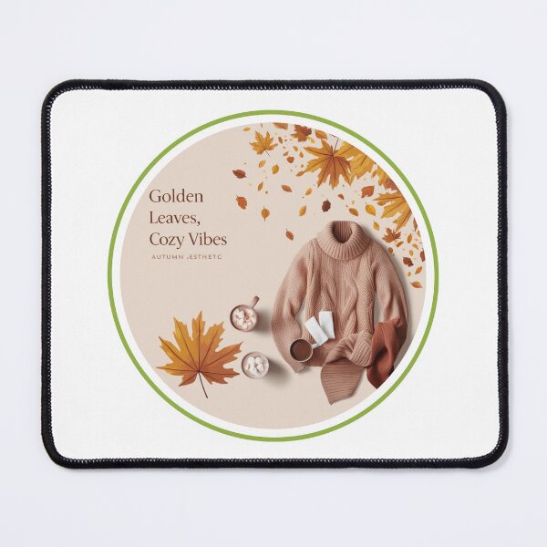 Item preview, Golden Leaves, Cozy Vibes designed and sold by deluxedigital1.