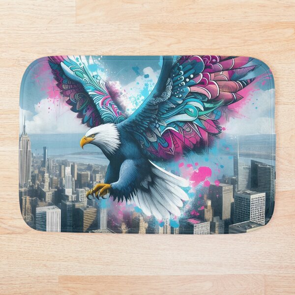 Item preview, Graffiti Eagle Soars City designed and sold by JavisSRDesign.