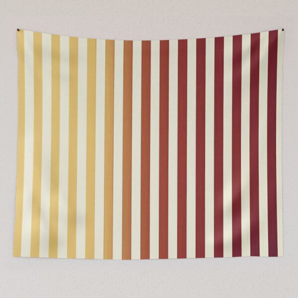 Item preview, Ombre Stripes on Beige Golden Yellow Brick Red Plum designed and sold by LaurenWDesigns.