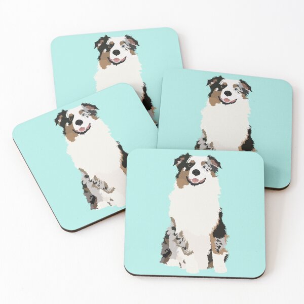 Item preview, Australian Shepherd Dog Illustration designed and sold by aio.