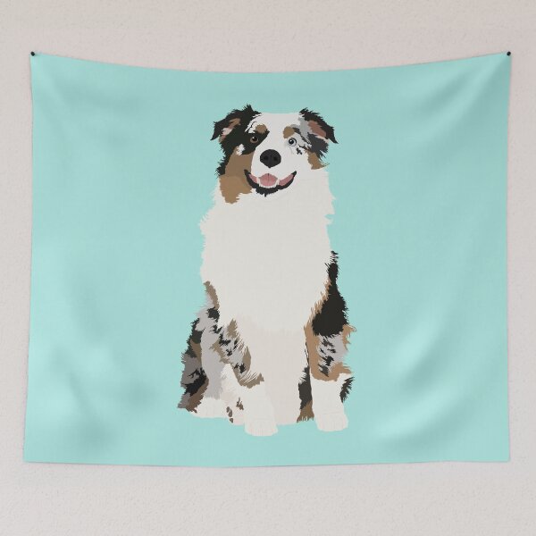 Item preview, Australian Shepherd Dog Illustration designed and sold by archetype prints.